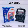 วิทยุบลูทูธ ยี่ห้อ WAXIBA รุ่น XB-724BT